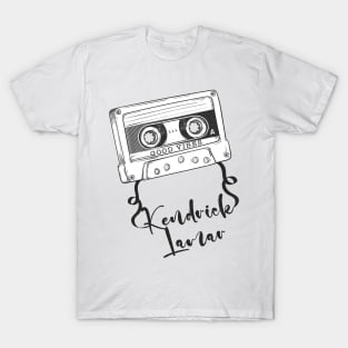 Good Vibes Kendrick Lamar // Retro Ribbon Cassette T-Shirt